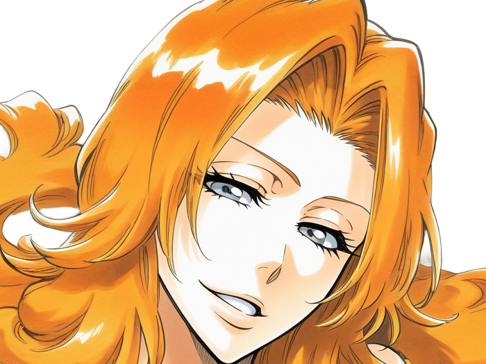 rangiku matsumoto bleach manga shinigami lieutenant 10eme-division waifu femme gotei-13 cheveux-blonds-venitiens yeux-bleus blonde rousse pulpeuse