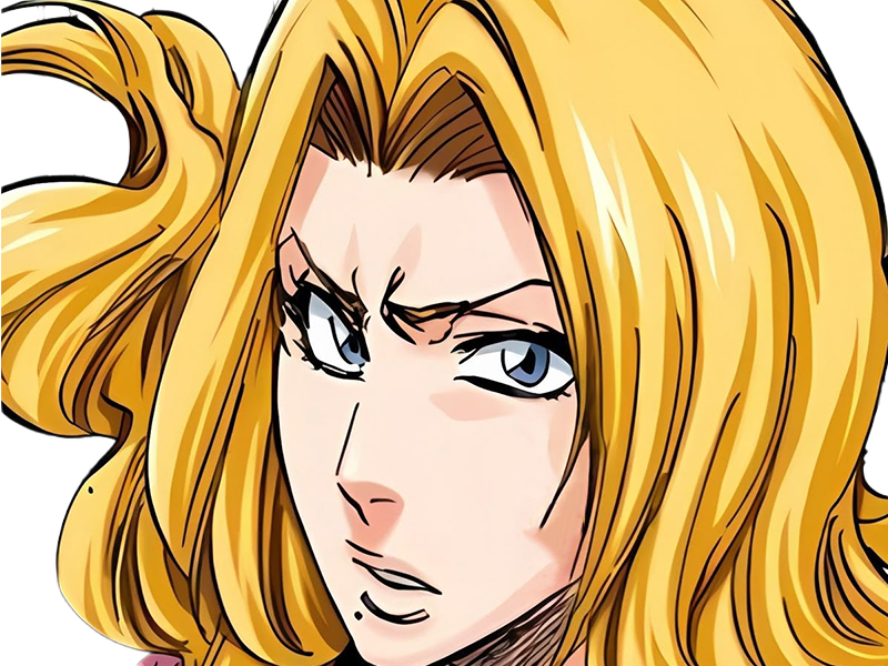 rangiku matsumoto bleach manga shinigami lieutenant 10eme-division waifu femme gotei-13 cheveux-blonds-venitiens yeux-bleus blonde rousse pulpeuse