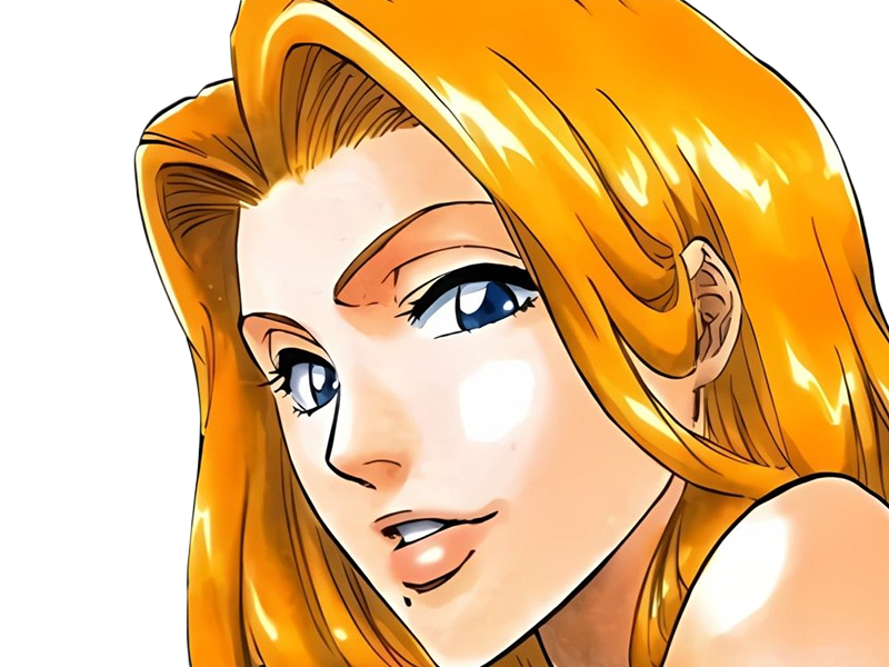 rangiku matsumoto bleach manga shinigami lieutenant 10eme-division waifu femme gotei-13 cheveux-blonds-venitiens yeux-bleus blonde rousse pulpeuse