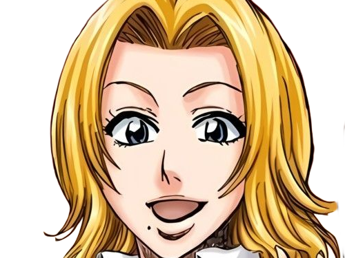 Sticker rangiku matsumoto bleach manga shinigami lieutenant 10eme division waifu femme gotei 13 cheveux blonds venitiens yeux bleus blonde rousse pulpeuse par Dark-63