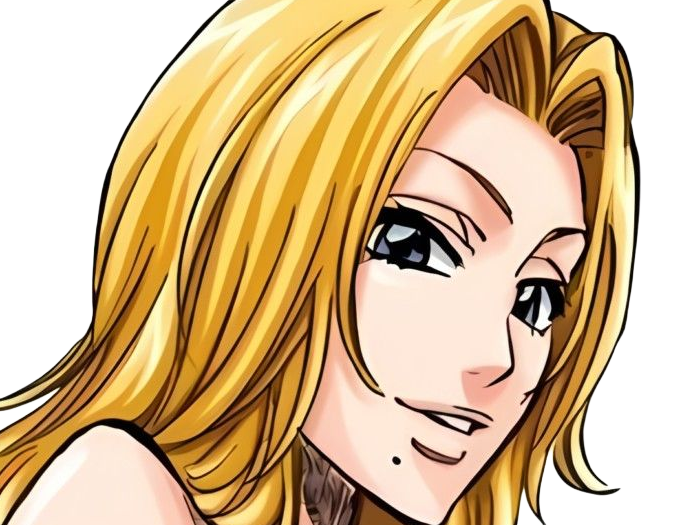 Sticker rangiku matsumoto bleach manga shinigami lieutenant 10eme division waifu femme gotei 13 cheveux blonds venitiens yeux bleus blonde rousse pulpeuse par Dark-63