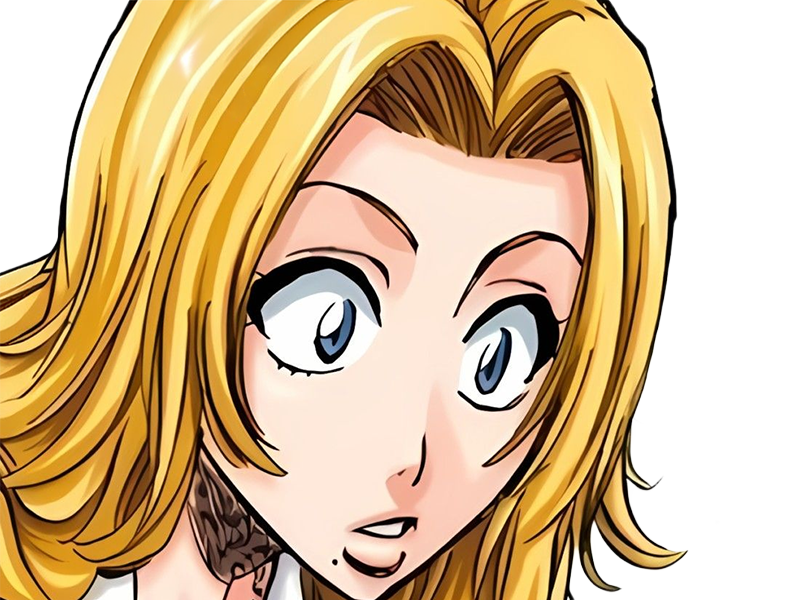 rangiku matsumoto bleach manga shinigami lieutenant 10eme-division waifu femme gotei-13 cheveux-blonds-venitiens yeux-bleus blonde rousse pulpeuse