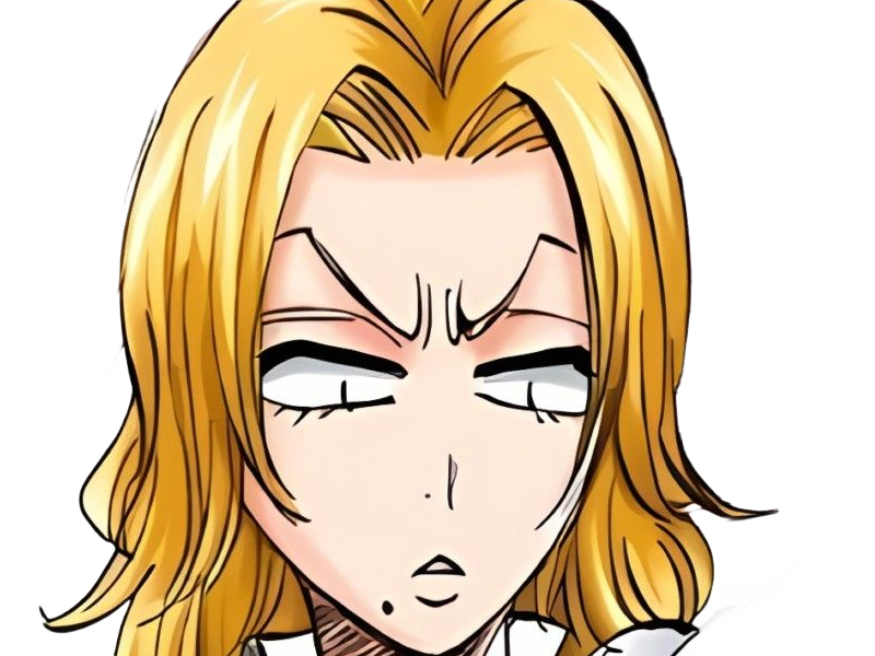 rangiku matsumoto bleach manga shinigami lieutenant 10eme-division waifu femme gotei-13 cheveux-blonds-venitiens yeux-bleus blonde rousse pulpeuse