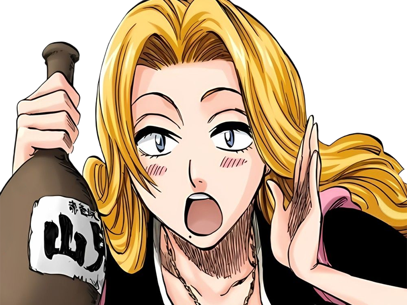 rangiku matsumoto bleach manga shinigami lieutenant 10eme-division waifu femme gotei-13 cheveux-blonds-venitiens yeux-bleus blonde rousse pulpeuse