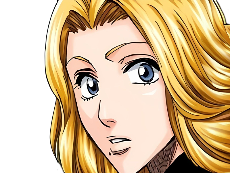 rangiku matsumoto bleach manga shinigami lieutenant 10eme-division waifu femme gotei-13 cheveux-blonds-venitiens yeux-bleus blonde rousse pulpeuse