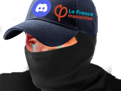 lfi gauche gaucho jeune garde antifa quentin discord cuck casquette cagoule larme toilettes kebab toilette