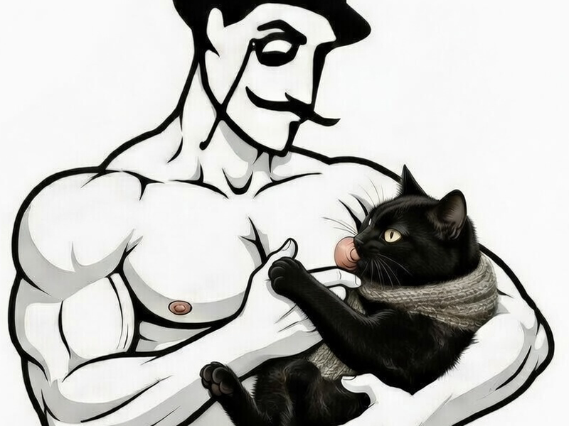 arseneur poudlard chat echarpe maya tete teter sein lait biberon teton soif