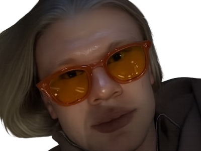 erling haaland lunettes orange transgenre transexuel super buu norvegien viking blond cheveux cyborg android terrifiant