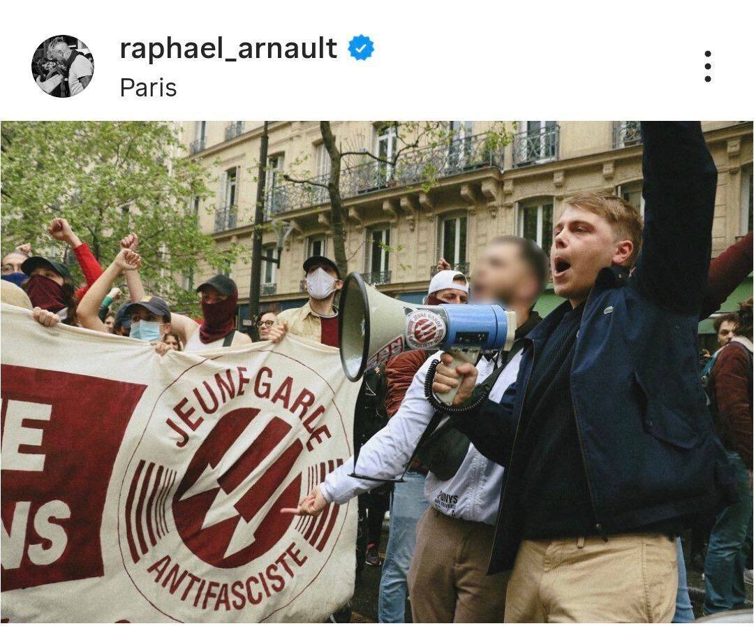 boyard antifa jeune garde facho nazi louis gaucho lfi fdp manif casseur cassos dealer raphael