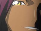 yoruichi-shihouin-bleach-peau-mate-yeux-ambre-jaune-cheveux-violets-desdemone-loco-bloop
