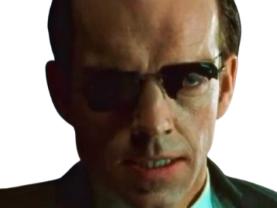 agent smith matrix hugo weaving bloop costume lunettes