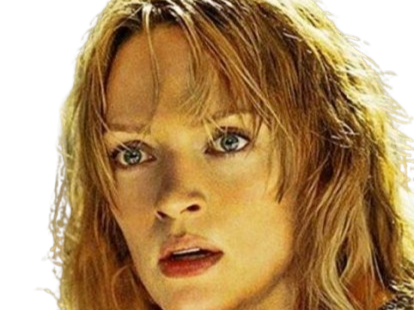 beatrix kiddo kill bill uma thurman blonde yeux bleus bloop