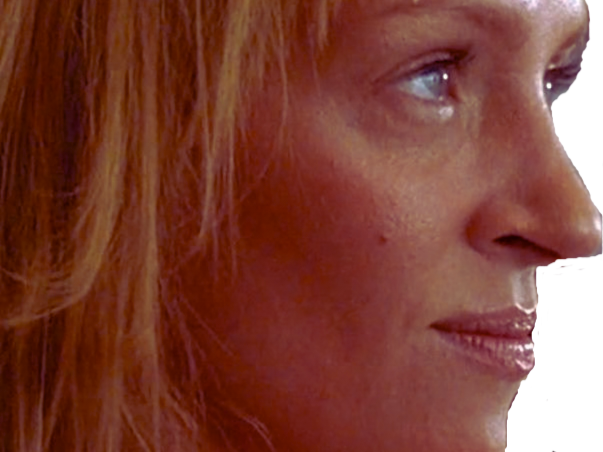 beatrix kiddo kill bill uma thurman blonde yeux bleus bloop