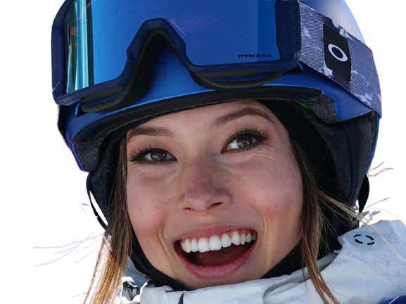 eileen gu chine chinoise freestyle ski snow snowboard queen sourire olympique athlete
