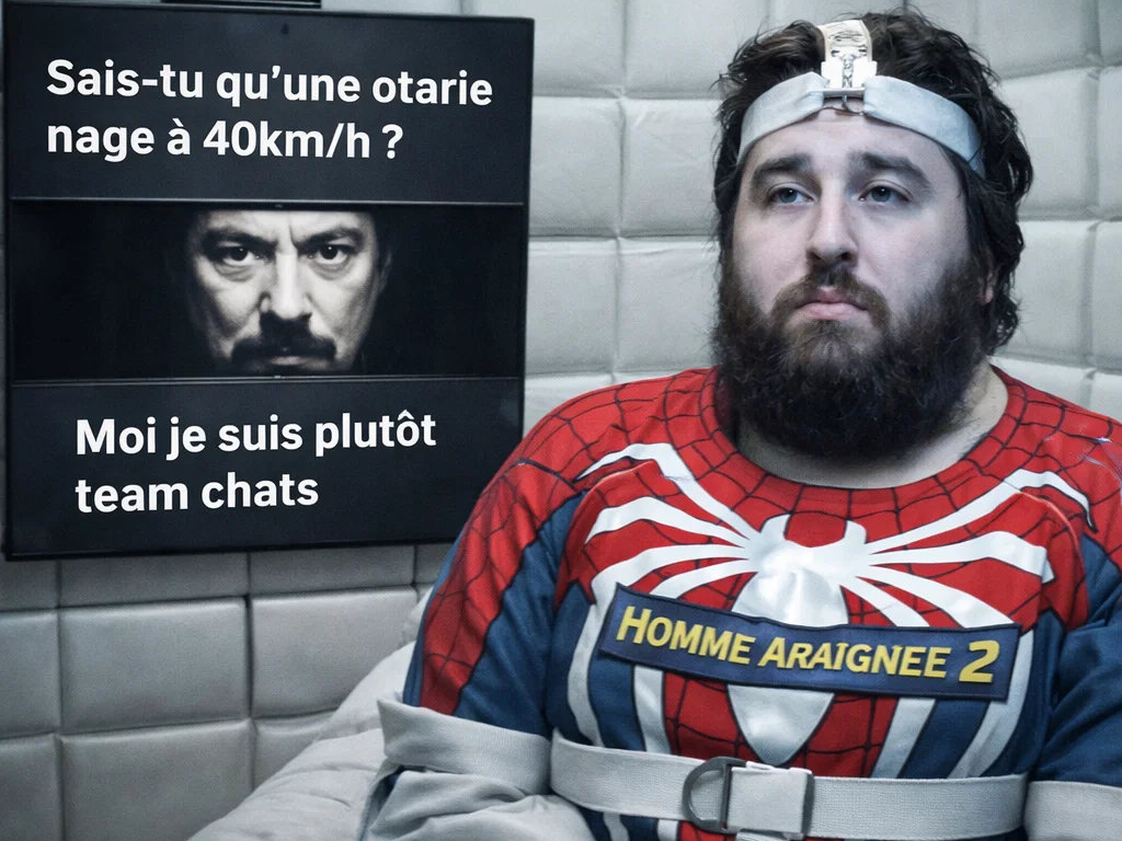 hooper brise spiderman homme araignee otarie chats
