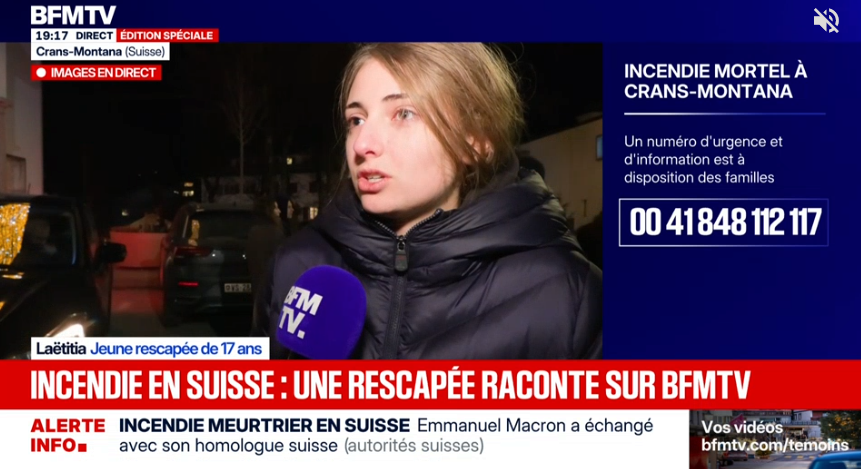 crans montana incendie