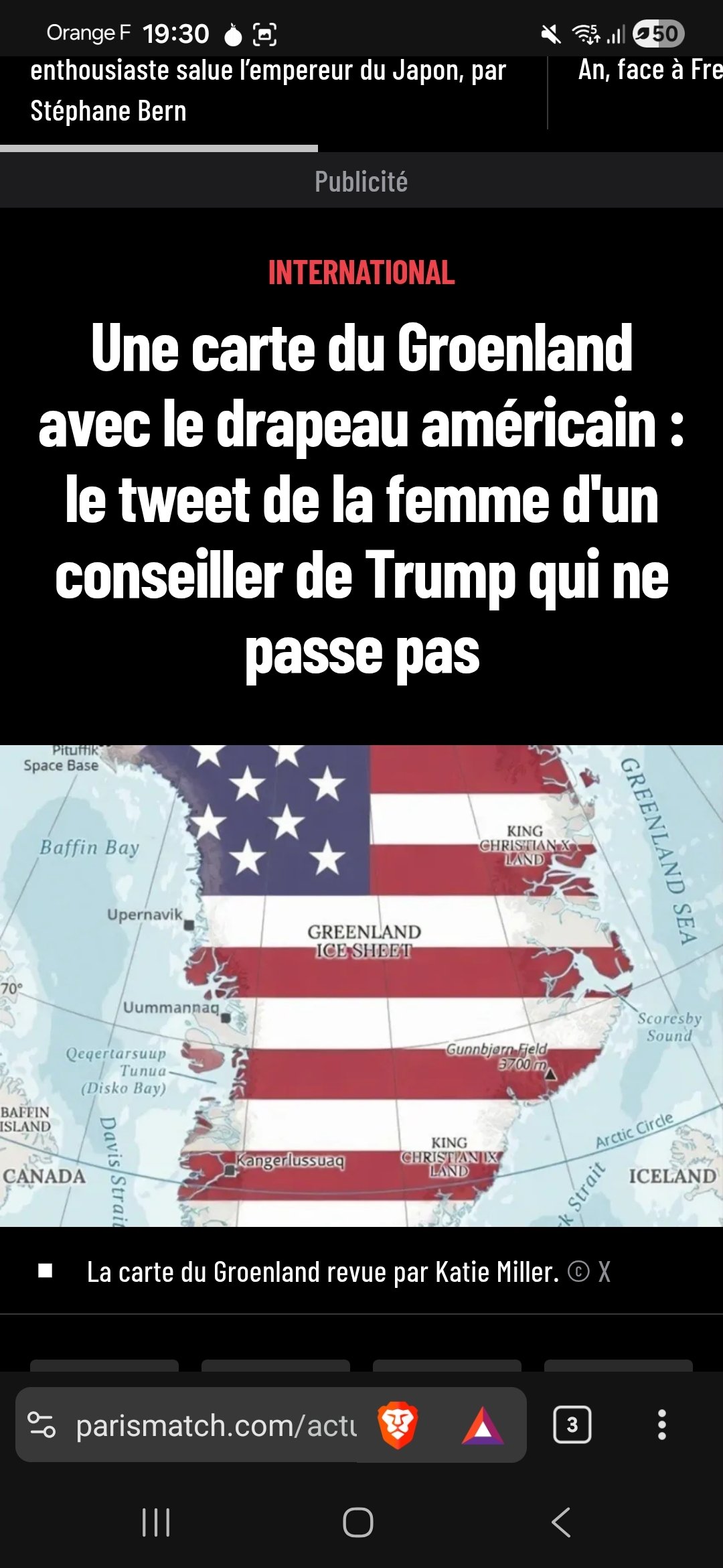 groenland souverainete reaction