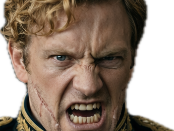 militaire soldat guerre cicatrice blond noble armee