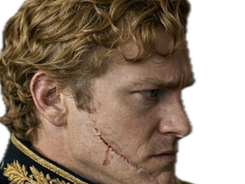 militaire soldat guerre cicatrice blond noble armee