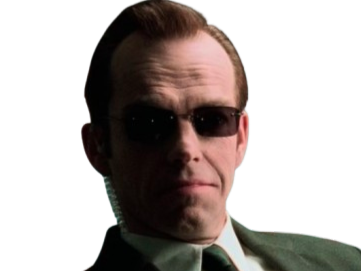 agent smith matrix hugo weaving bloop costume lunettes