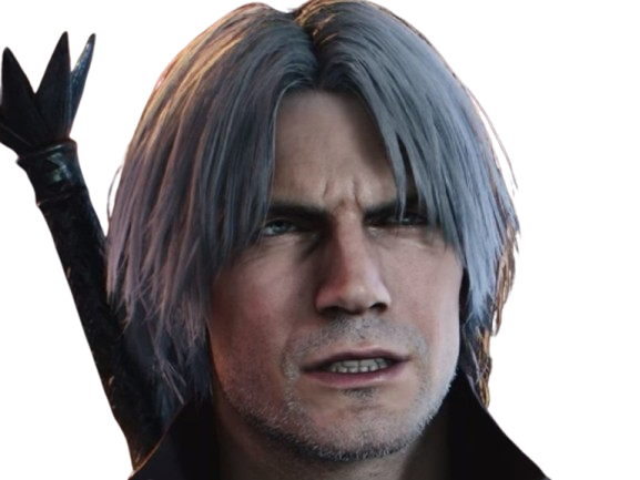 dante devil may cry 5 dmc5 concentre serre les dents nerveux capcom enerve fache knifos