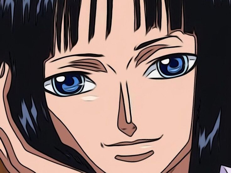 nico robin one piece ninon cheveux noirs bloop lunettes
