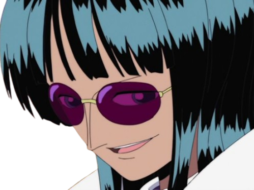 nico robin one piece ninon cheveux noirs bloop lunettes