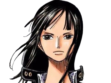 nico robin one piece ninon cheveux noirs bloop