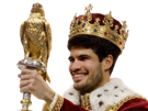 alcaraz-carlos-roi-king-goat-courrone-sceptre-or-tennis-ft-espagne-espagnol-trophee-royal