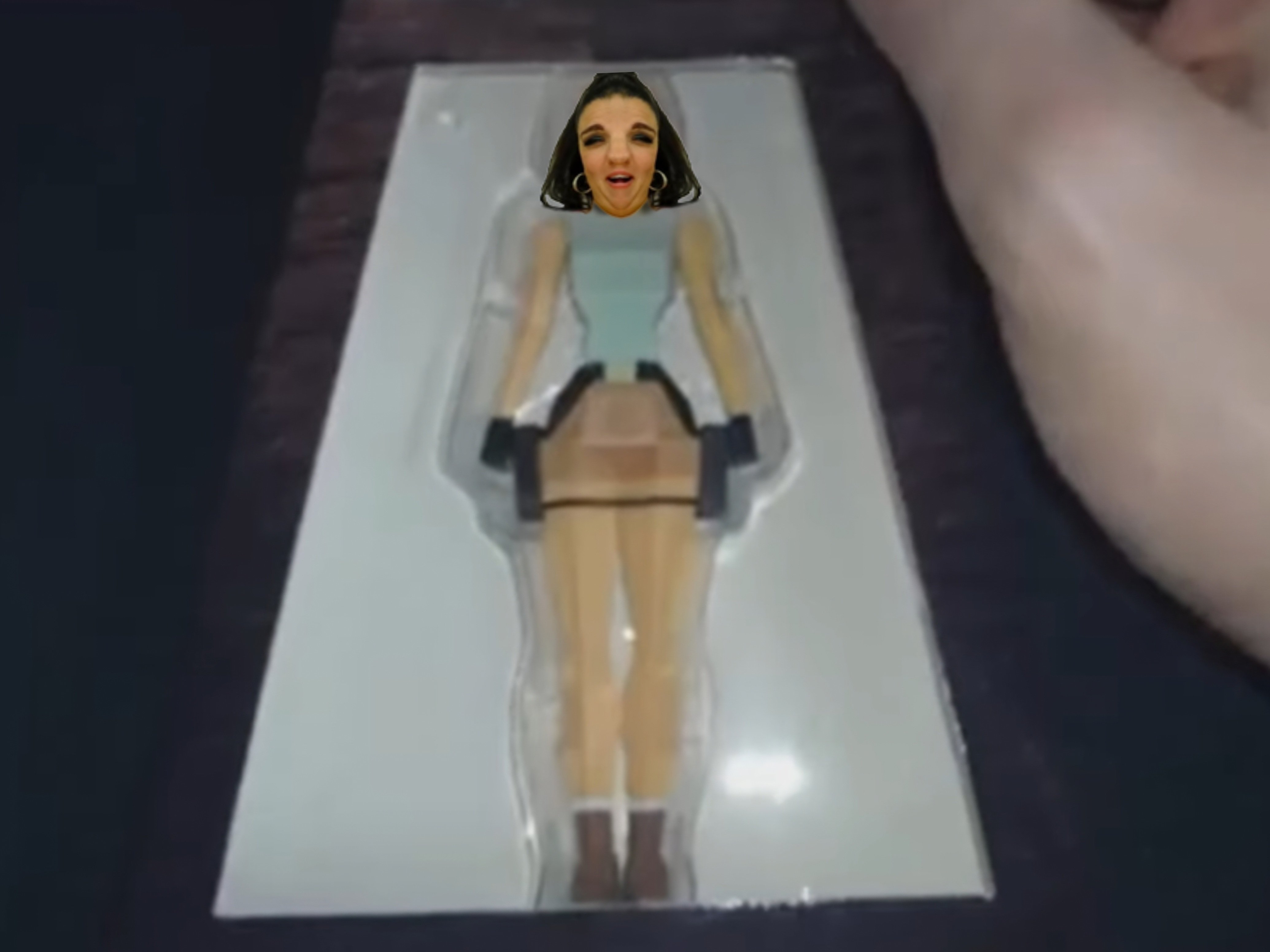 carole quintaine wish grimace tombraider lara croft