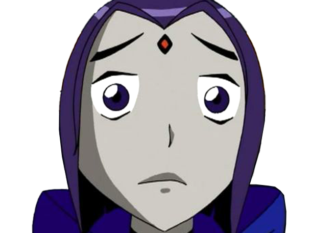 raven teen titans violet pourpre dc comics demi demone trichoporphyree indigo