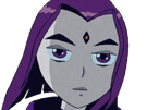 raven-teen-titans-violet-pourpre-dc-comics-demi-demone-trichoporphyree-indigo