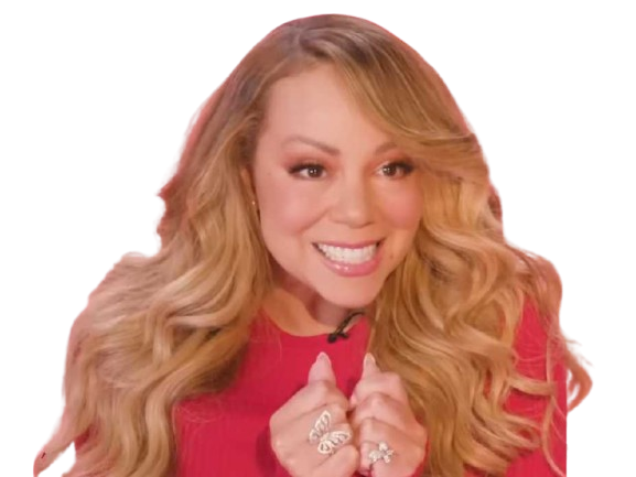 mariah carey cute diva sourire souris yes contente youpi