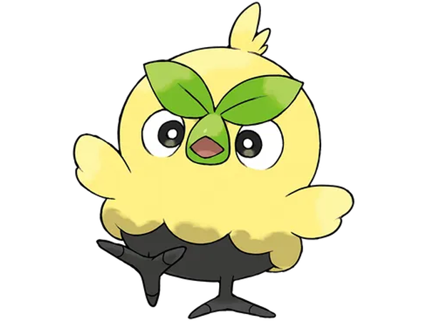 pokemon starter plante broussatif