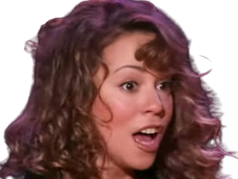 mariah carey cute choc ouch crie enerve regard choque choquee