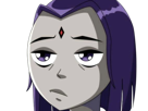 raven-teen-titans-violet-pourpre-dc-comics-demi-demone-trichoporphyree-indigo
