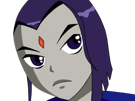raven-teen-titans-violet-pourpre-dc-comics-demi-demone-trichoporphyree-indigo