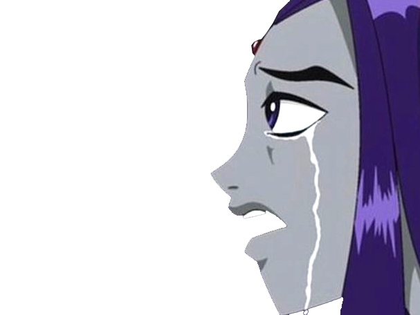 raven teen titans violet pourpre dc comics demi demone trichoporphyree indigo