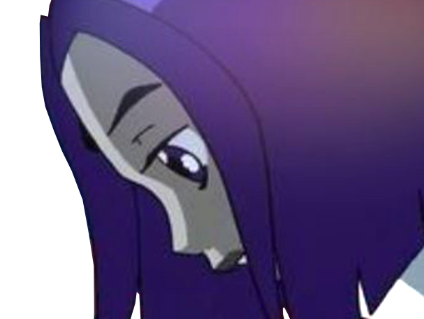 raven teen titans violet pourpre dc comics demi demone trichoporphyree indigo