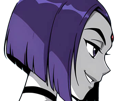 raven-teen-titans-violet-pourpre-dc-comics-demi-demone-trichoporphyree-indigo