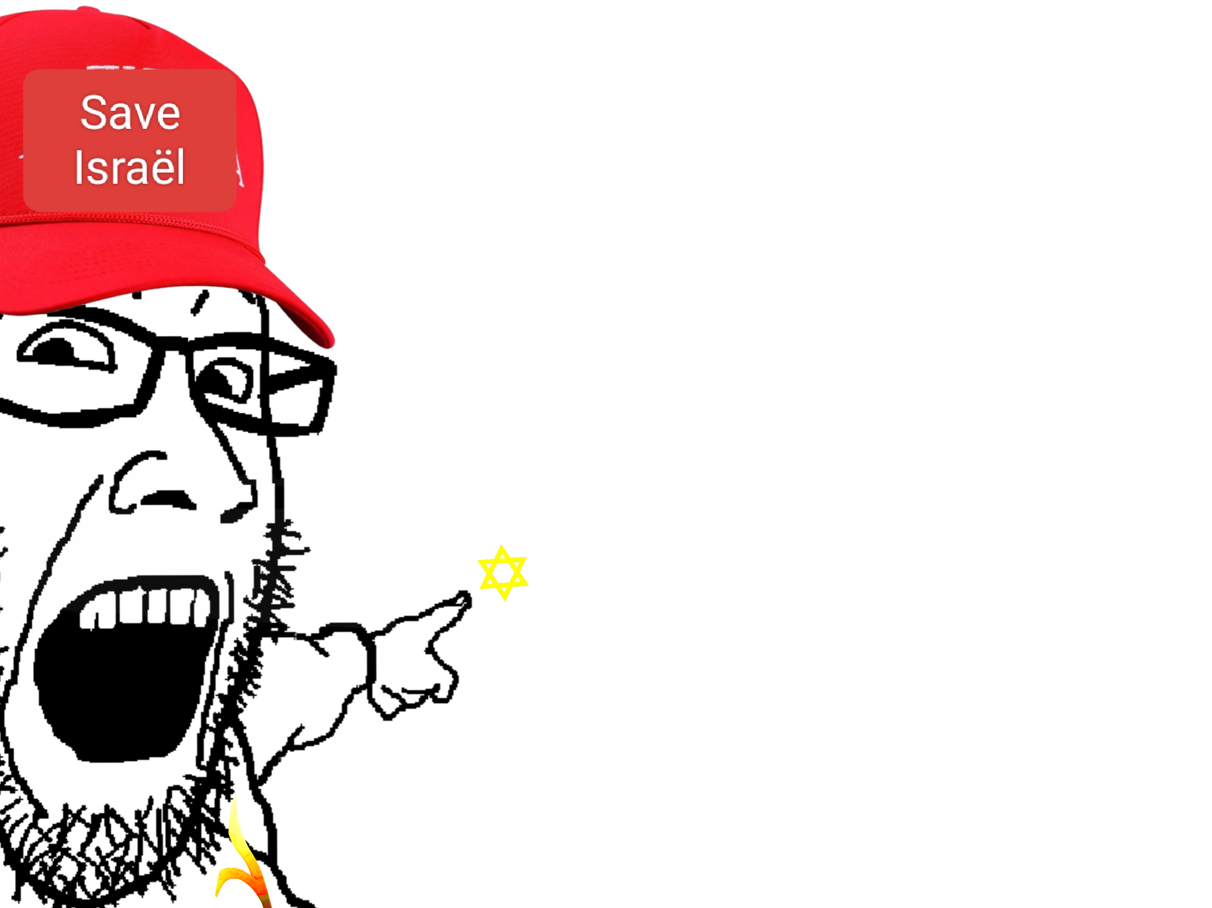 save maga israel canada juif jude trump pro golem pnj wojack soyboy attarde debile tison