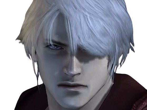 nero devil may cry 4 dmc dmc4 capcom serieux concentre emo enerve vener blancs knifos