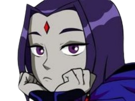 raven-teen-titans-violet-pourpre-dc-comics-demi-demone-trichoporphyree-indigo