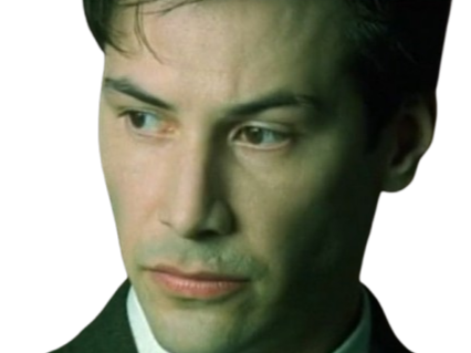 neo anderson matrix keanu reeves bloop
