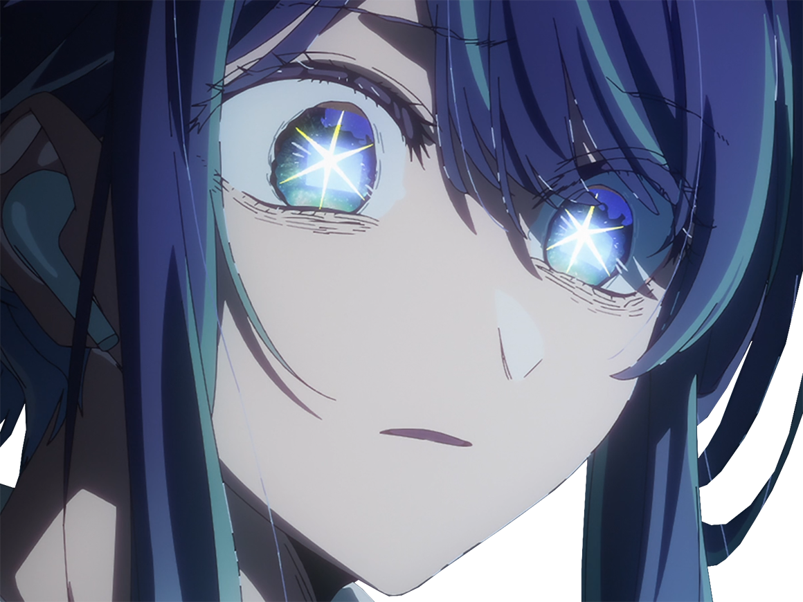 anime kikoojap oshi no ko oshinoko maredioa s3 akane kurokawa yeux etoiles brille choquee surprise