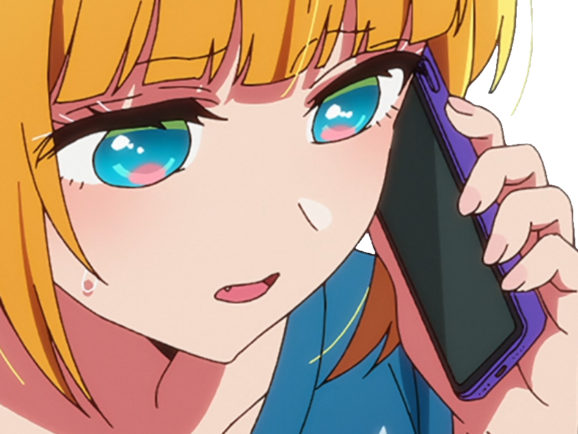 anime kikoojap oshi no ko oshinoko maredioa s3 mem cho memcho portable appel telephone smartphone