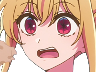 anime kikoojap oshi no ko oshinoko maredioa s3 ruby hoshino liquide splash choquee surprise eclabousse