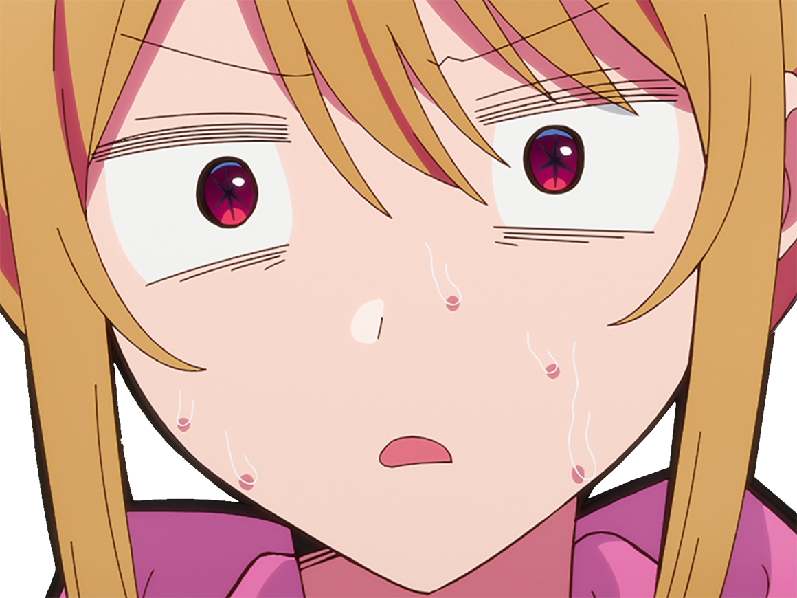 anime kikoojap oshi no ko oshinoko maredioa s3 ruby hoshino etonnement etonnee sueur