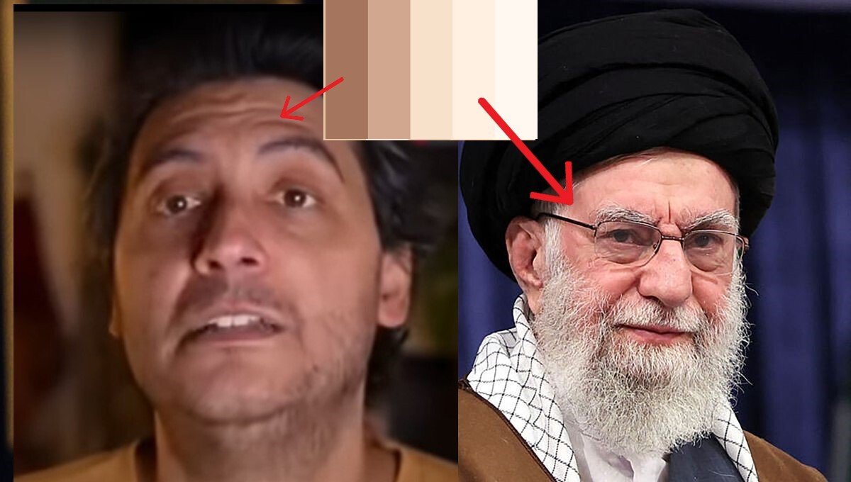 khamenei couleur conversano iran ayatollah daniel peau