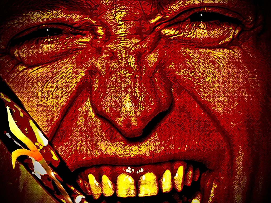 die woodys allemand fou indien poire rire demon 666 satan enfet mort nihiliste tison fin